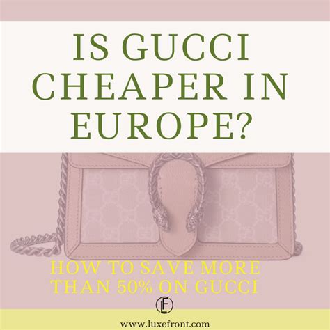 buying gucci in italy cheaper|gucci italy website price.